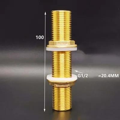 Various 1/2" 3/4" 1" BSP Male Brass Water Tank Bulkhead Pipe Fitting Connector Coupler Adapter Home Garden Hole Drainer