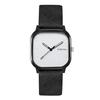 Fashion Watch Simple Square Dial PU Leather Quartz Men Business Watch Wristwatch for Men Clock for Women Montre Homme