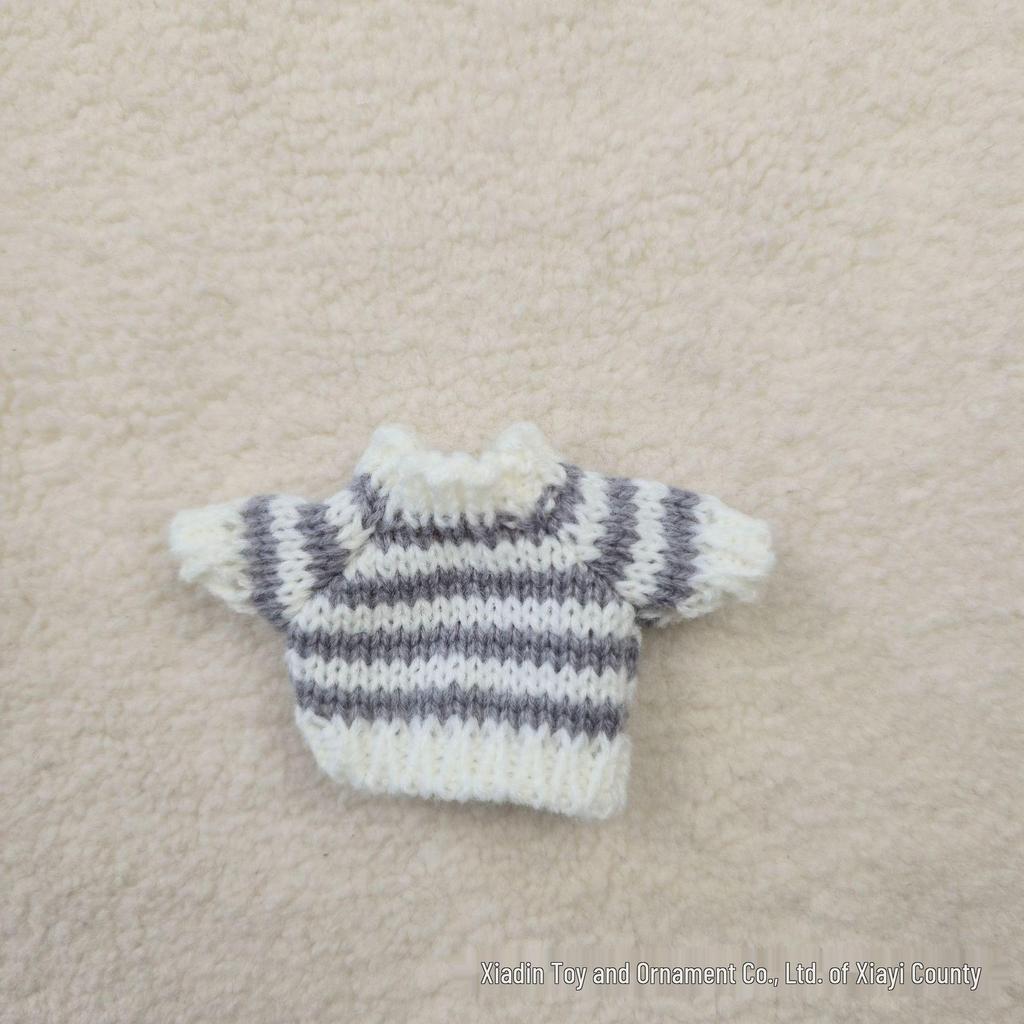10cm West Highland Hund Baby Docka Bomull Ersättning Tröja