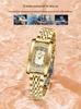 Exquisite Women's Waterproof Square Quartz Wristwatch - Light Luxury Fashion Bestseller