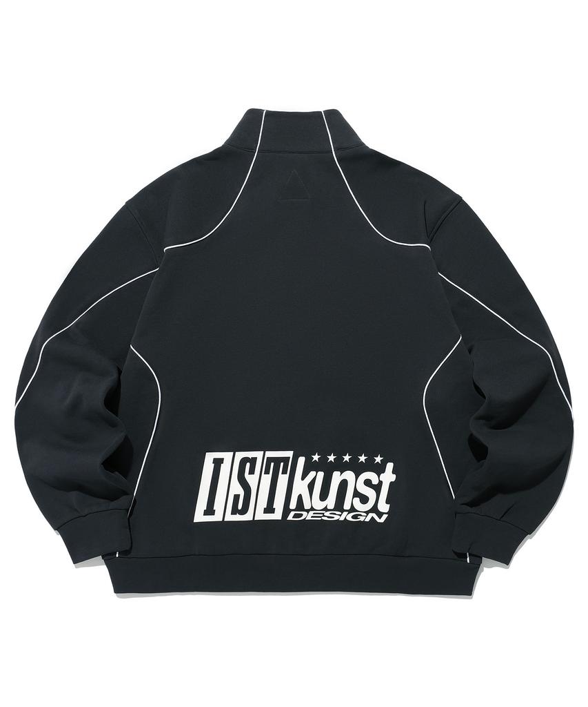 Istkunst Jersey Piping Track Jacket_Black(Ik2Dfmb907A)
