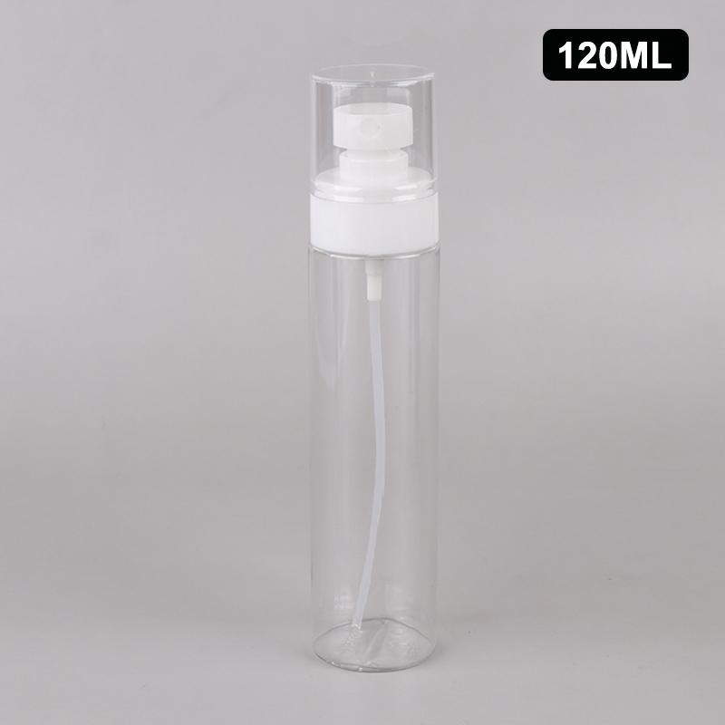 30/60/100/120ml Butelka z rozpylaczem Podróżny dozownik Pusta Przezroczysta/Czarna Makijaż Alkohol Bardzo drobna mgiełka Nawilżanie twarzy Przenośny