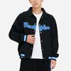Li-Ning Badfive Striped Letter Print Single-Breasted Jacket Men Jacket Black AFDSC51-2