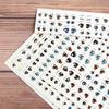 Cute Cartoon Eyes Stickers Face Organ Paster DIY Anime Figurine Doll Eyes Clay Decals Paper Educational Toys Dolls Accessories