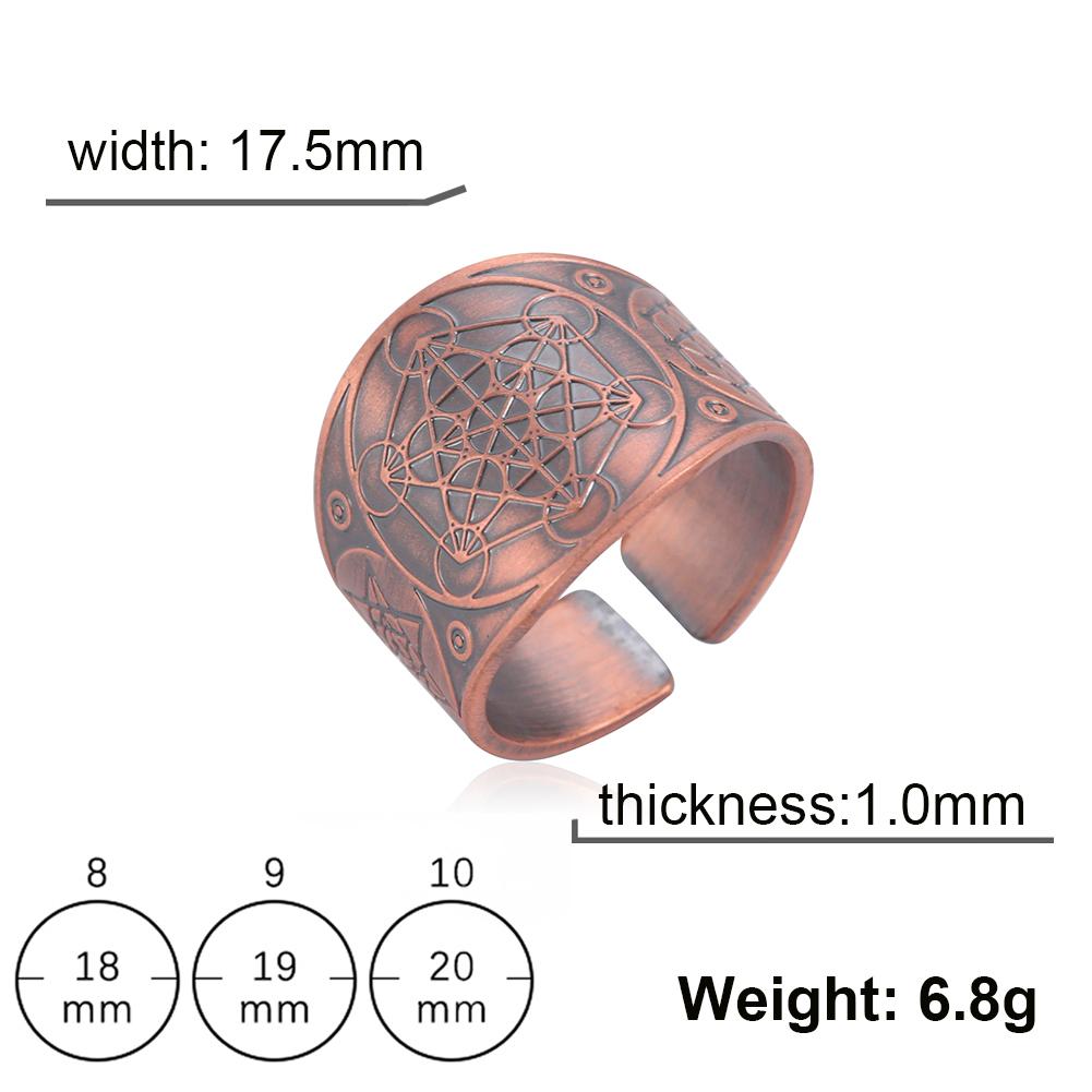 Jeshayuan Engels Siegel Erzengel Metatron Ring Für Männer Edelstahl Salomo Talisman Schmuck Geschenk