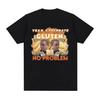 Ja Ich Vertrage Gluten Kein Problem Grafik T-Shirt Glutenunverträglich Kurzarm T-Shirts 100% Baumwolle Lässige Übergroße T-Shirts