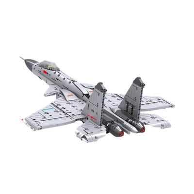 Boys Toys J-15 Fighter Jet Building Blocks Plastic Toys Helicopter Fighter Model Aircraft Ornaments Gifts For Kids