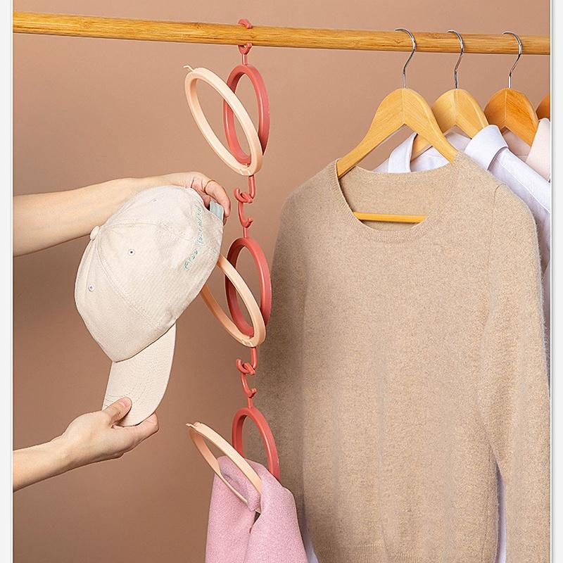 1PC Wall Mount Hat Holder Rack Storage Display Behind Doors Scarf Bag Hooks Hangers Shelf Home Rack Organizer Accessories
