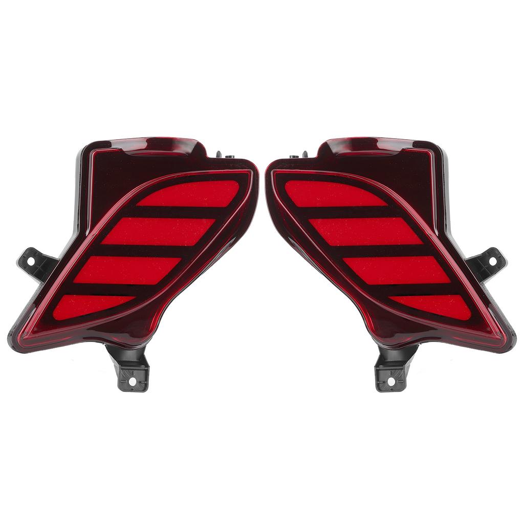 LED Heck-Tagfahrlicht Rücklicht Stoßstange DRL Lampe Rotes Glas Passend für Highlander 2019-2021