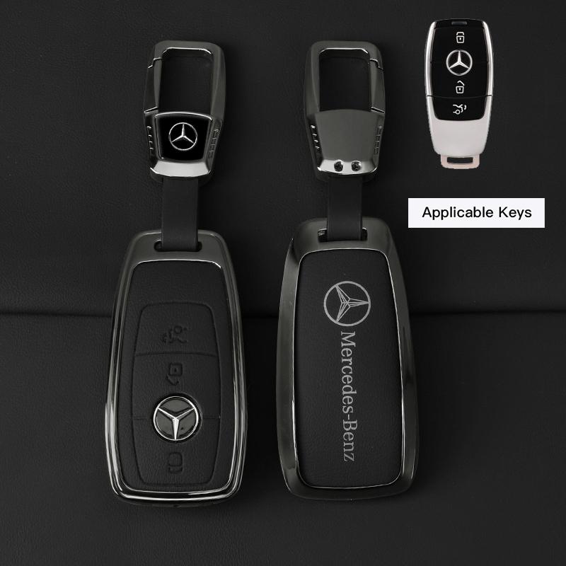 GLC GLB Auto Leder Schlüssel Vollhülle Schale Halter Schutzhülle Für Mercedes Benz AMG W204 W205 W203 W211 W212 W213 W201 W210 W