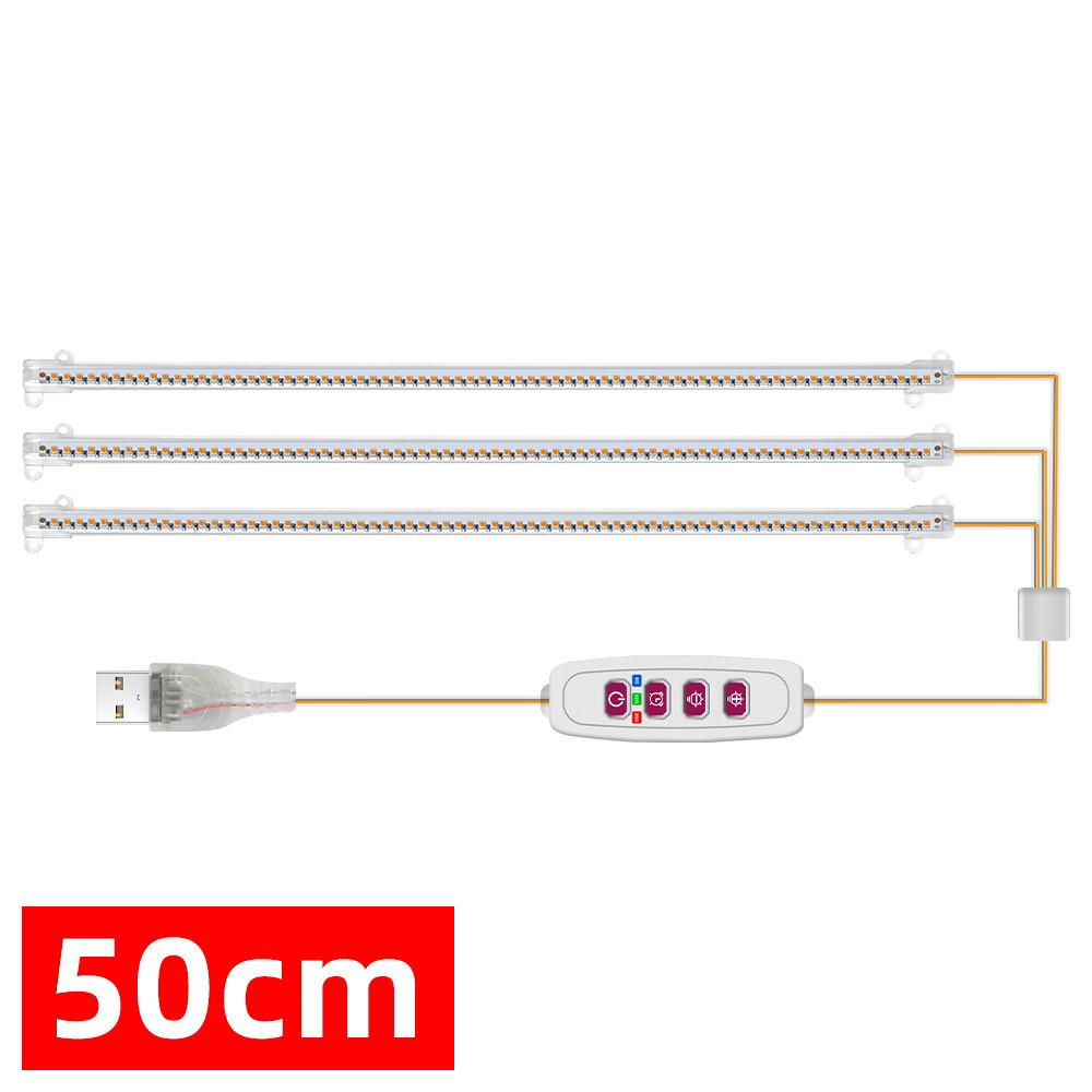 1/2/3/4 LED Strips Seedlings Vegs Flower Growing Lamp Indoor Plants Grow Light USB Full Spectrum Phyto Lamp Dimmable Timer
