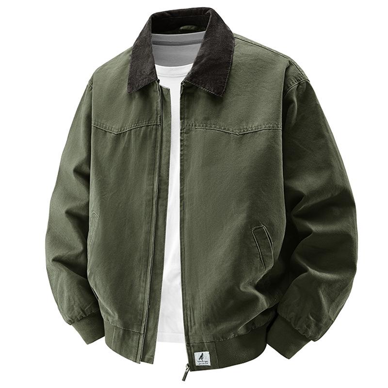 2025 Herren American Retro Reversjacke – Trendy, Vielseitig, Lässige lockere Passform für den Frühling