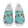Ladies Loafers Cartoon Nurse Doctor Print Women Sneakers Slip On Light Mesh Casual Shoes Summer Breathable Flats Zapatos