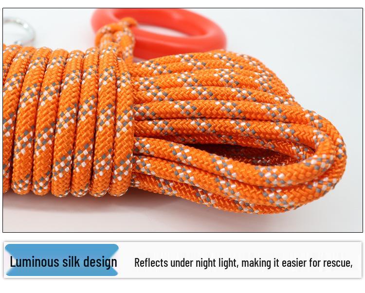 Reflective Water Rescue Rope with Bag: Floating Ring, Luminous Safety Line, Throwing Guide Rope