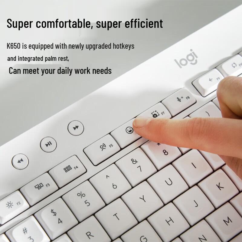 Logitech K650 Wireless Bluetooth Office Keyboard