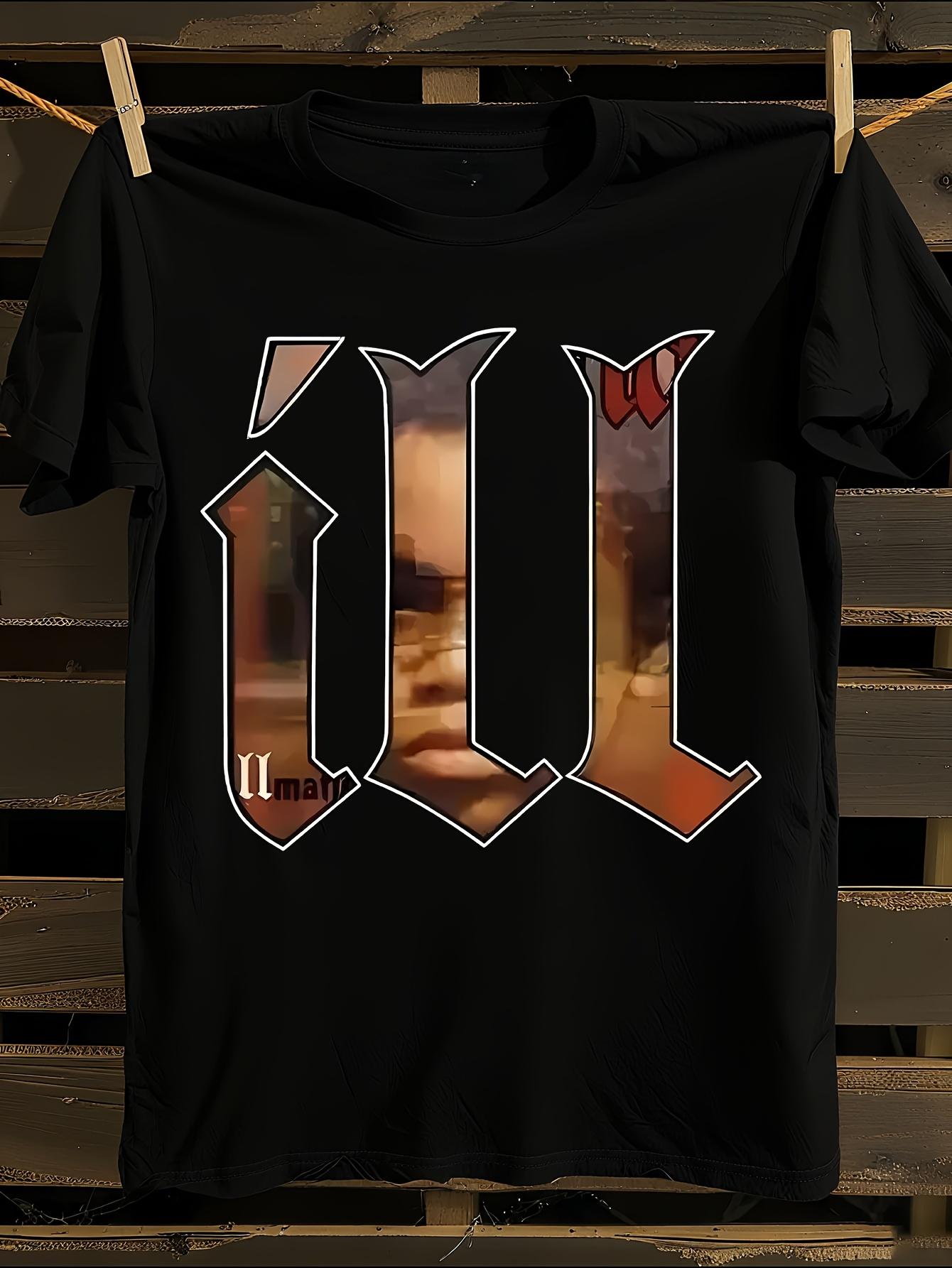 s Nas Illmatic Album T-Shirt Mens Tshirt Womens Tshirts with Letters Print Short Sleeves T-Shirt Casual Street Tee Shirt Top S
