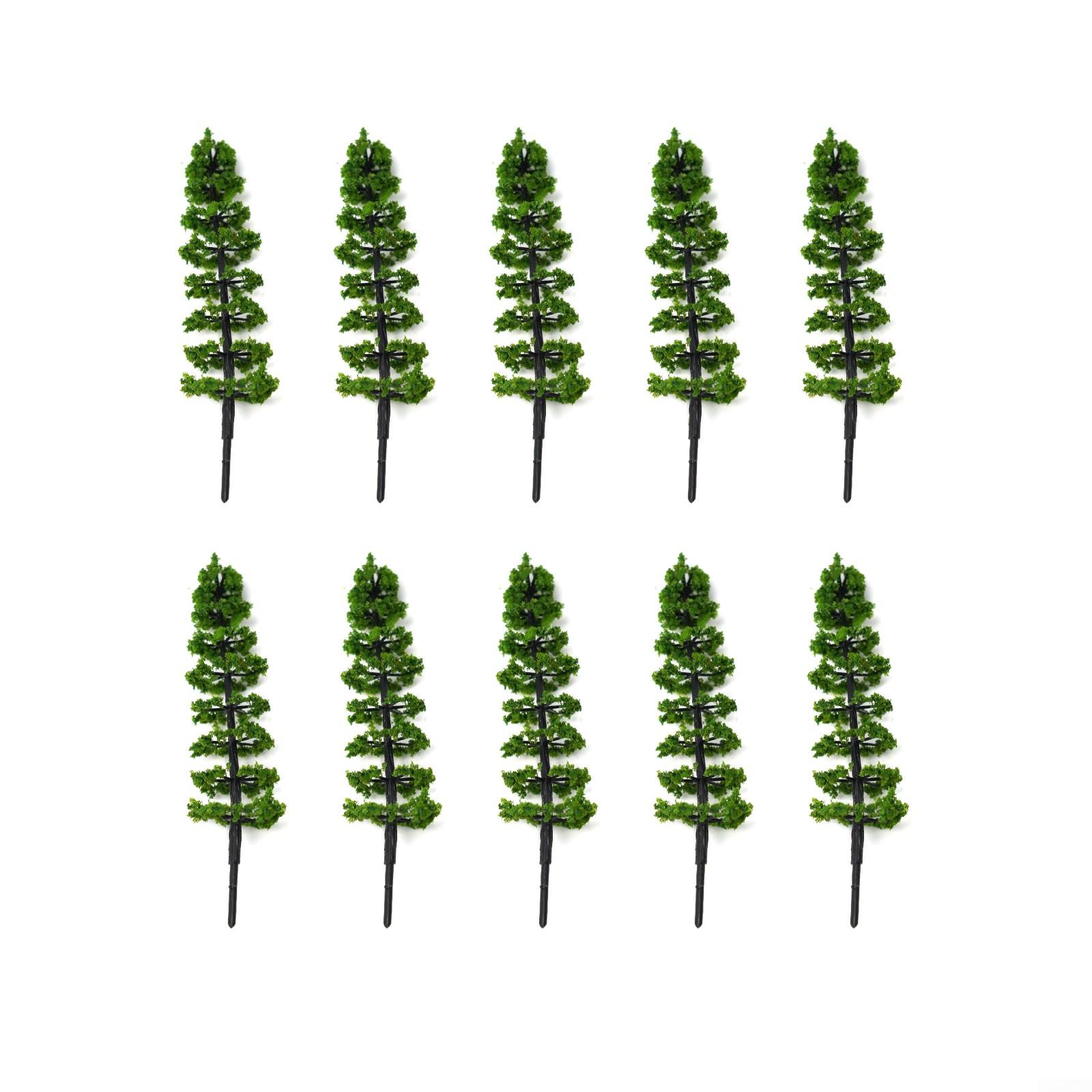 Диорама Модель Деревья Ландшафтный Сад Миниатюрное Украшение 10 Шт. Принадлежности — фото 5