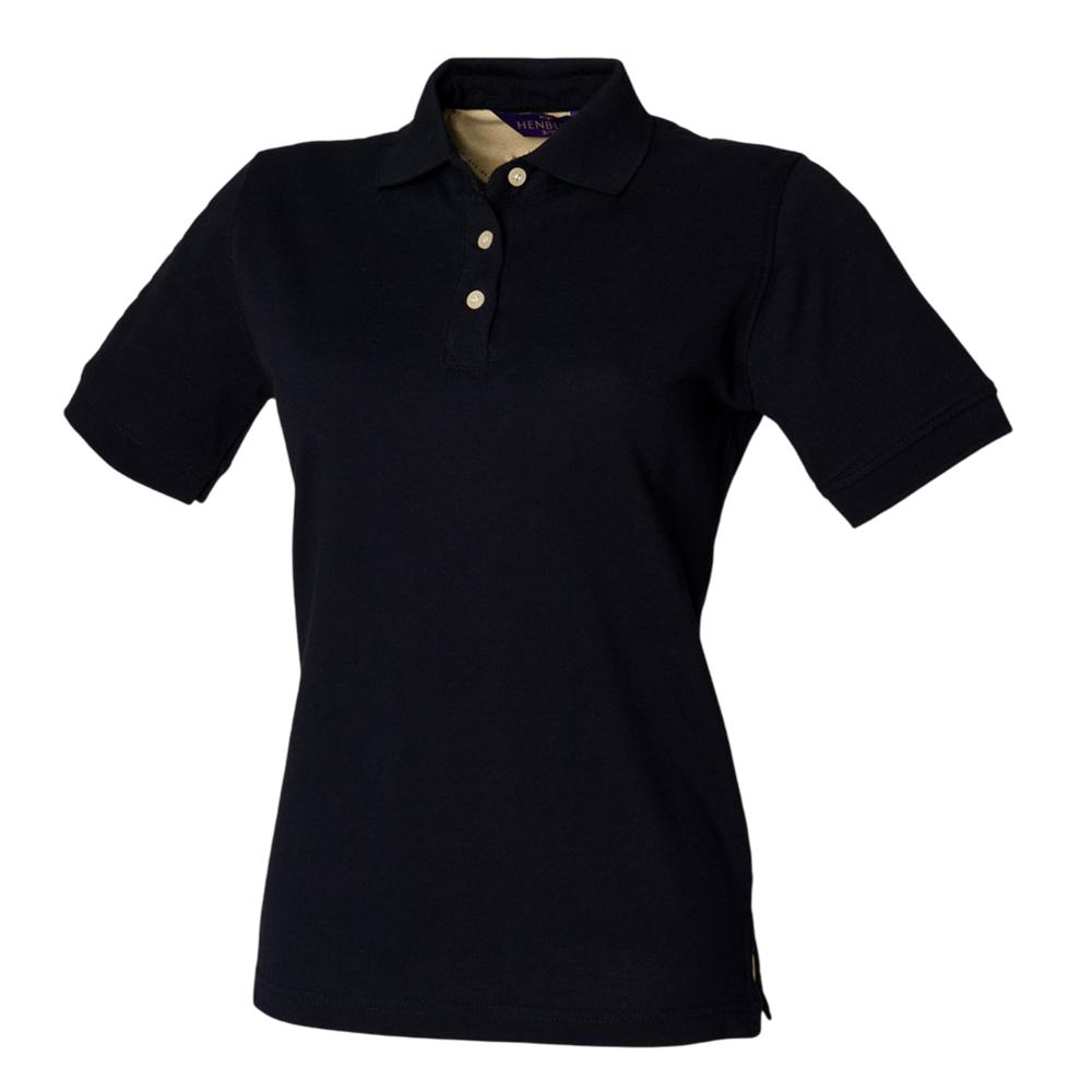 Henbury Womens/Ladies Classic Cotton Pique Polo Shirt