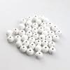 QX2E 50 Pcs Bracelet Accessories Beads For Jewelry Making for Christmas Hanging Party-Round Bead Ornament for DIY Crafts Gift