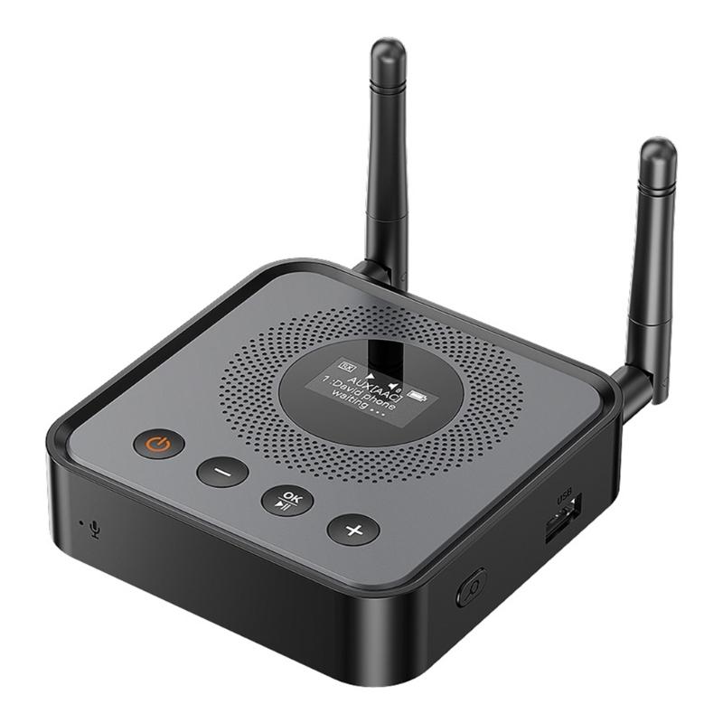 

Wireless Sound Adapters Supporting U Disk Playbacks OLCD Screen Multiple Decoding Format Enhances Music Experience 1