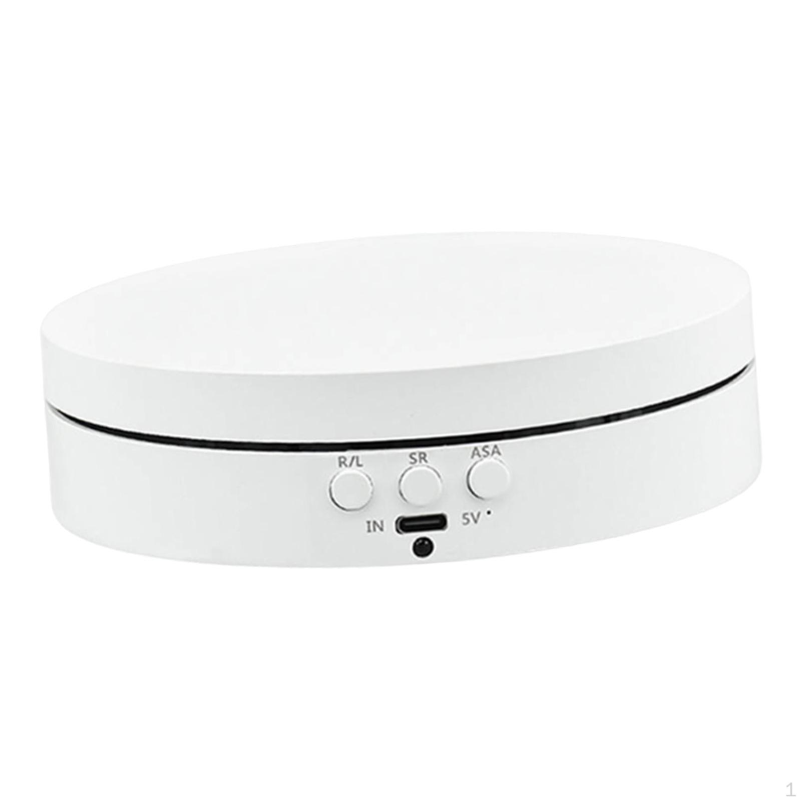 

Rotating Display Stand Multifunctional Photo Prop for Model Cosmetic Tumbler белый