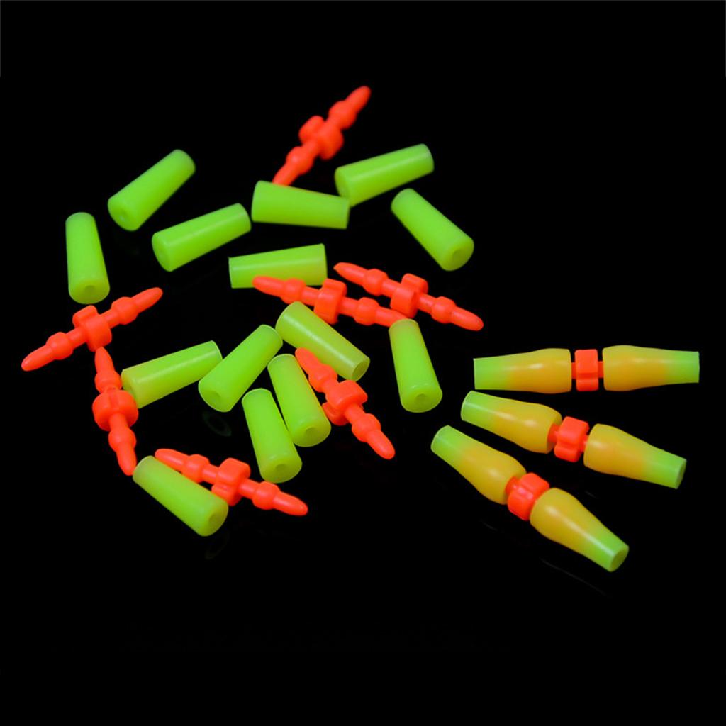 50 Sets Cara Rod Bobber Fishing Bobber Stopper Cara Rod Bobber Saltwater Freshwater Fishing Equipment Easy Installation