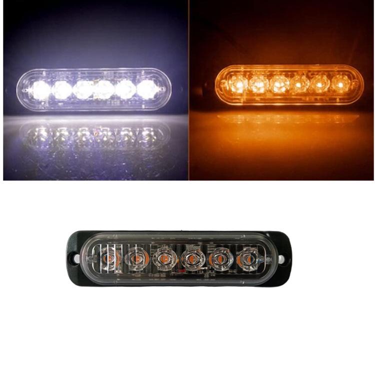 Truck 6-LED Strobe Warning Side Light (12-24V) 