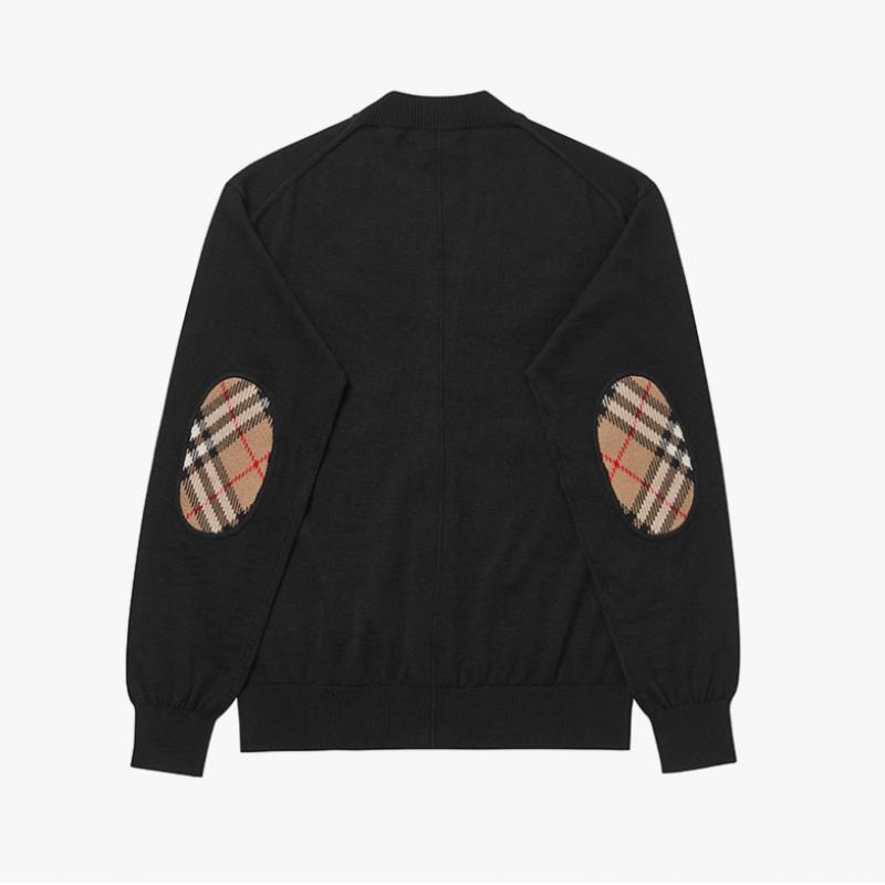 Burberry Women S Cardigan Dornoch Merino Wool Check Patch