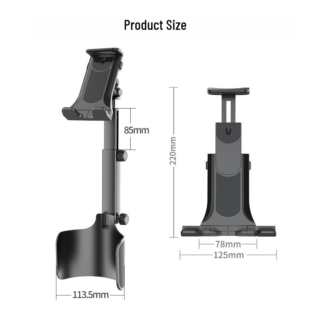 Universal Adjustable Car Cup Holder for Phones & Tablets
