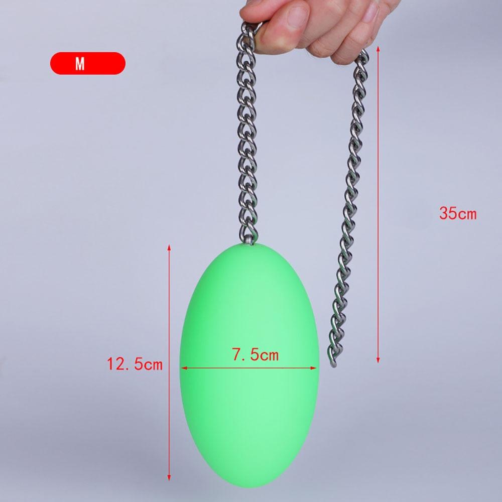 Soft Oversized Egg Huge Luminous Butt Plug Prostate Massager Vaginal Stimulator Anal Dilator Expansion Adult Sex Toys Anal Beads