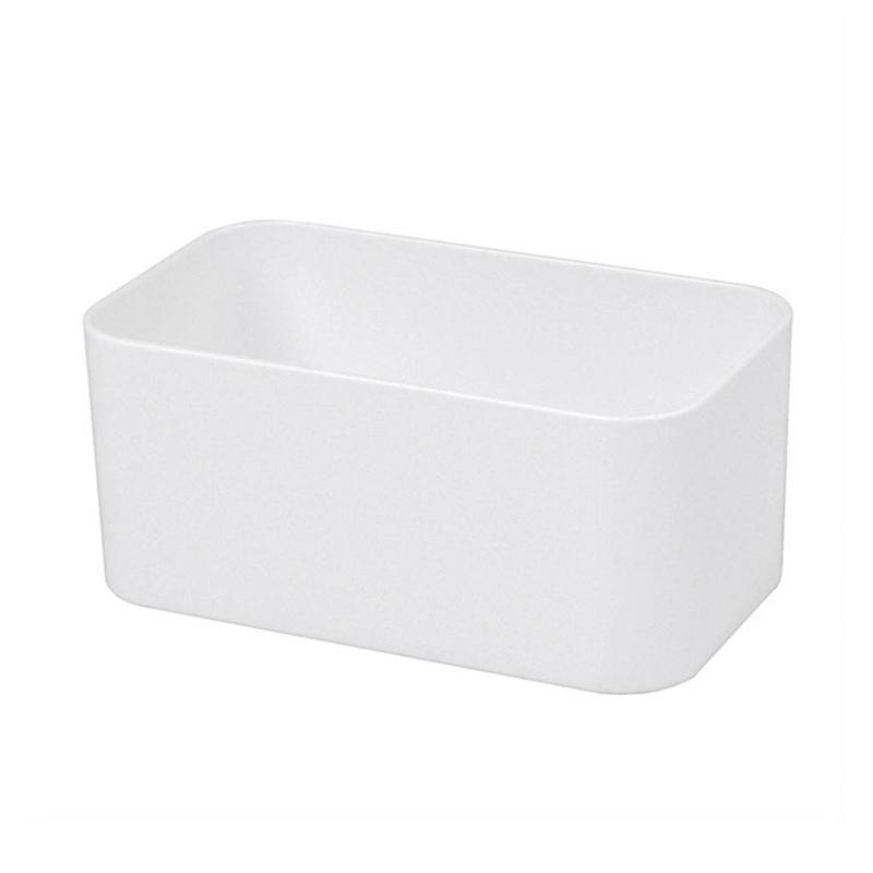 Floating Shelf Wall Mounted Plastic Storage Bin Adhesive Home Decor