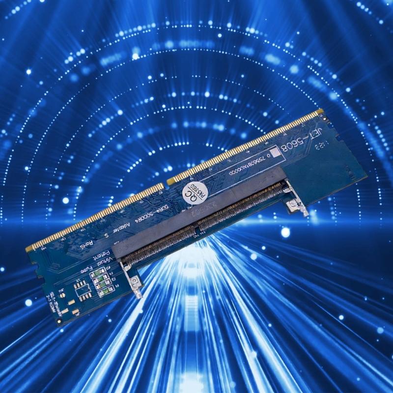 Laptop to Desktop Adapter Card DDR3/DDR4/DDR5 Memory Connector Memory Stick SO-DIMM To PC DIMM Computer Converters