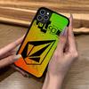 Well-known Skateboard V-VOLCOMs Brand For IPhone 17 16 15 14 13 Pro 12 11 Pro Max Hard PC+TPU Phone Cases Back Cover