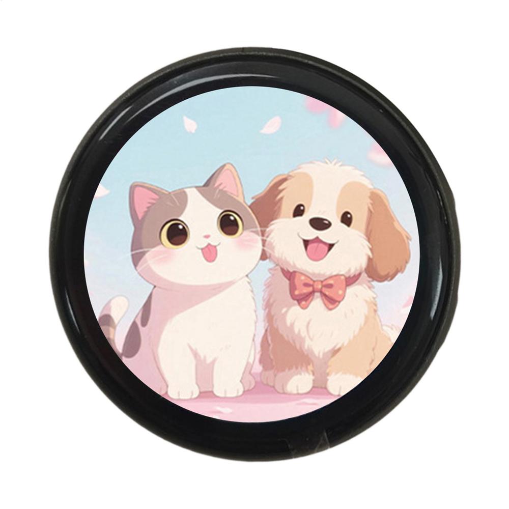 Digital Badge 1.7inch HD Pixel Screen Cute Name Tag 600mAh Electronic Anime Pins 18H Battery for Fans Photo Video Service