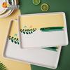 Wuhe Food-Grade Melamine Eucalyptus Serving Tray