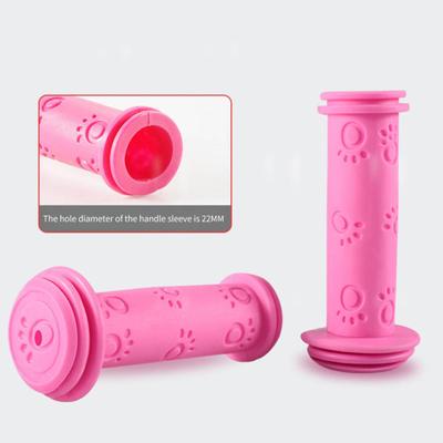 1 paio di manico per bici morbido e durevole, design con stampa sul palmo, impugnatura per bambini per l'equilibrio