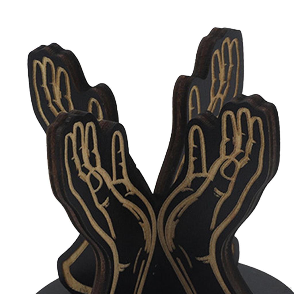 Crystal Stand Rack Wooden Holder Bracket Stone Shelf for Collectibles Egg