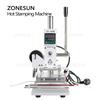 ZONESUN ZS-100B Dual Use Hot Foil Stamping Machine Manual Bronzing Machine For Pvc Card Leather Pencils Paper Stamping Machine