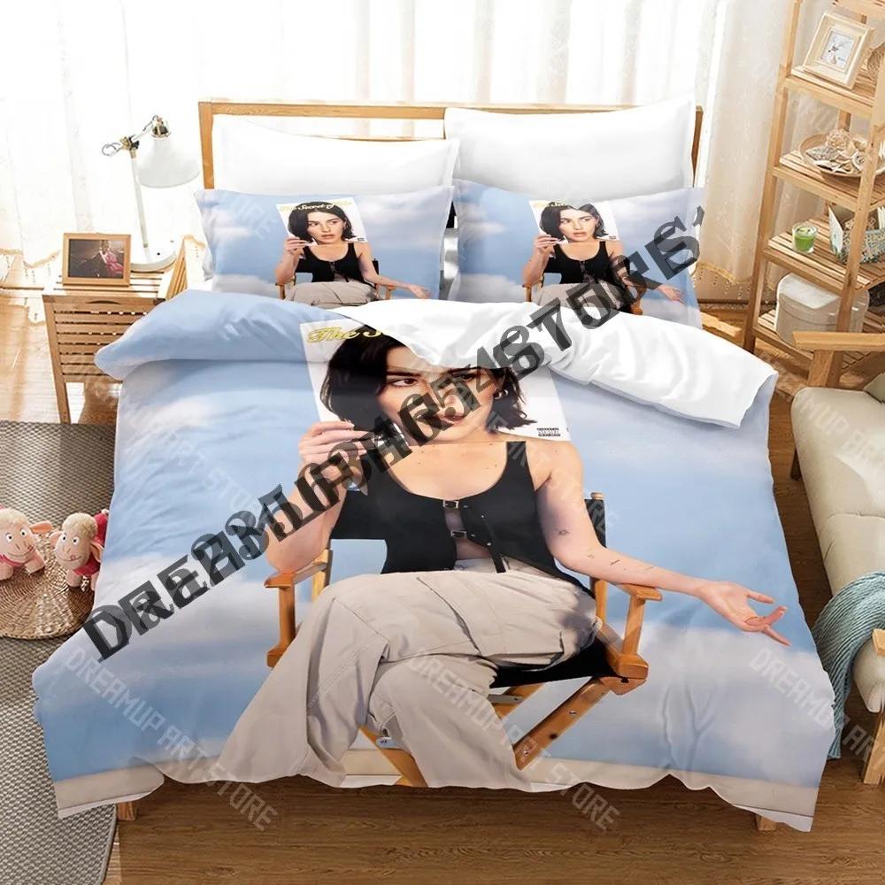 3D Print Gracie Abrams Bedding Set Single Twin Full Queen King Size Bed Set Adult Kid Bedroom Duvetcover Sets Bed Sheet
