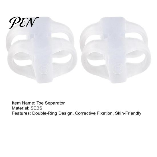 Silicone Bunion Corrector for Men Women 1 Pair Toe Separators Women, Soft SEBS Spacers Overlapping Toes Elastic Splint Walking Comfort And Hallux