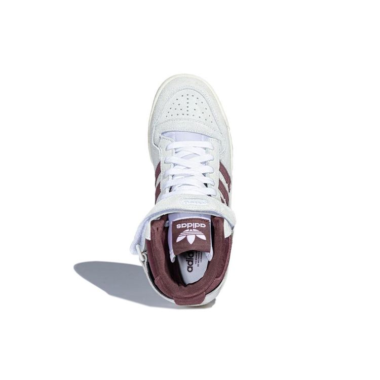 Adidas Originals Forum 84 High Suede High-Top Skate Shoes Women Sneakers White Red GY0825