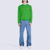 KENZO Poppy Flower Series Sweatshirts Men's Green Crew Neck Moderate Other FC65SW4254MF-57