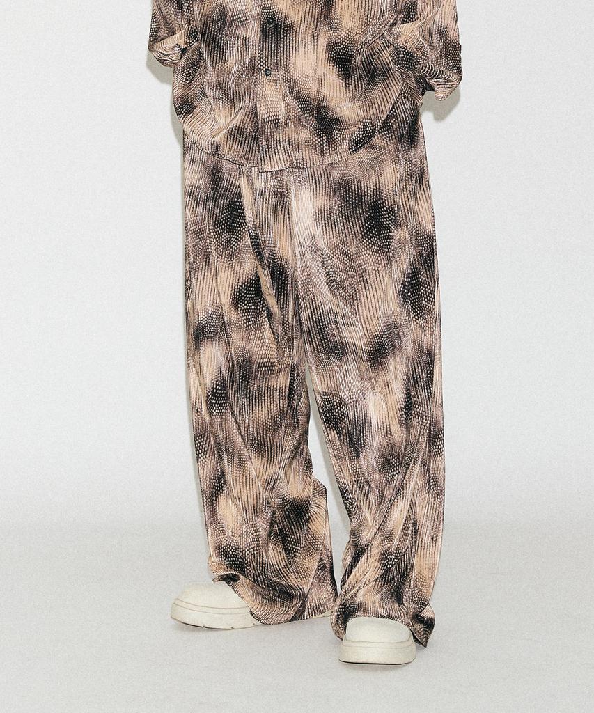 F8KE CHEMICAL CLUB Serene Tie-Dye Pleated Wide Pants