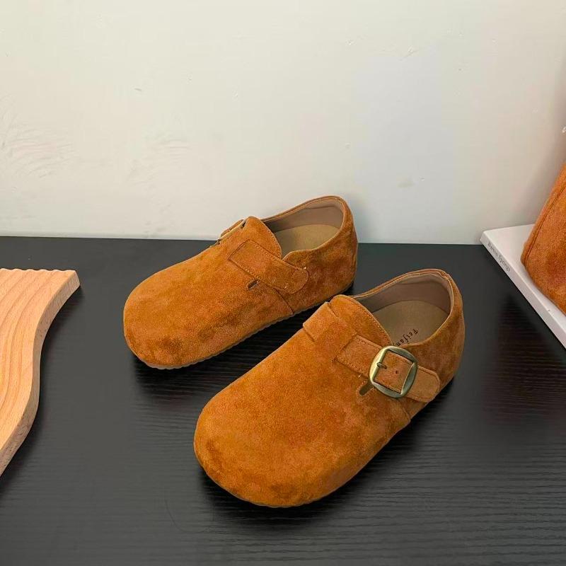 New Fashion Women's Flat Elegant Leather Shoes for Girls Fashion Korean Style Soft Anti-slippery Chic Versatile Breathable Flats