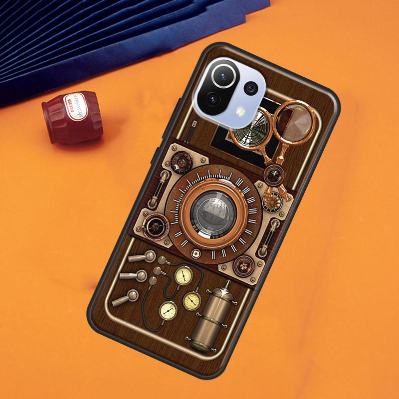 Retro Camera Vintage Case For POCO F5 X3 X5 Pro F3 F4 X4 GT M5s C40 Cover For Xiaomi 13 11T 12T Pro 12 Lite 12X