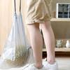 4Rolls PE Material Drawstring Trash Bags Odor-Control Rubbish Bags Convenient Kitchen Bags  Bathroom