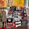 Ball Customize Your Name Outdoor Blanket Used For Chair Office Sofa Bed Camping Soft And Warm Giving Friends And Relatives Birthday Graduation Gift