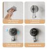 3pcs Removable Swivel Strong Suction Cup Hook Water And Moisture Resistant Suitable For Kitchen Bathroom