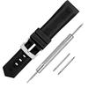 HiCycle2 Rubber Watch Band Strap Replacement for TAG Heuer Modern 20-22mm Aquaracer, Black, 20mm,