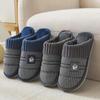 Men's Large Size Winter Non-Slip Indoor Cotton Slippers